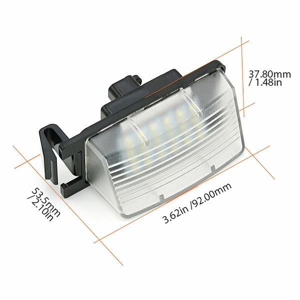 Led Підсвітка номера  Nissan Leaf, GT-R, Skyline, Versa, Cube, Pulsar, Livina,Cube ( 2-шткомплект ) 1153(15) фото