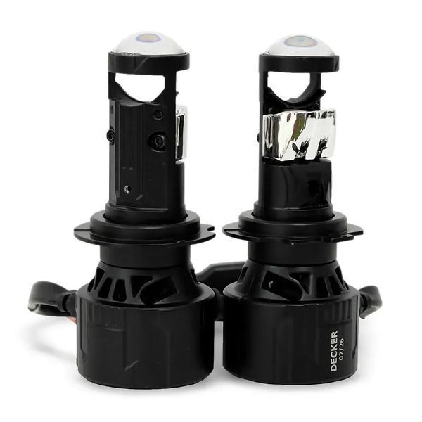 Светодиодная лампа с линзой Decker LED GL-02 5K H7 Гарантия 1 год 213012 фото