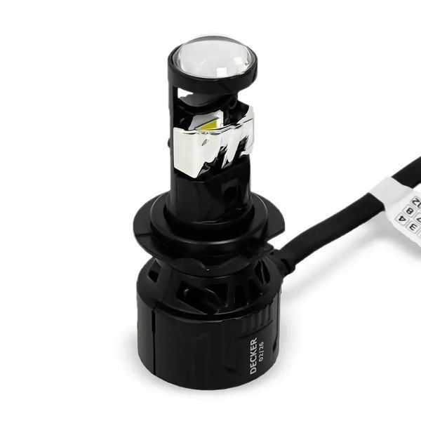 Светодиодная лампа с линзой Decker LED GL-02 5K H7 Гарантия 1 год 213012 фото