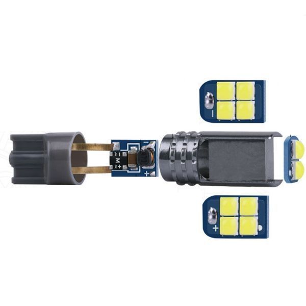 T10 W5W 12V Габариты светодиодные LED лампочка ЯРКИЙ СВЕТ 1356388 фото