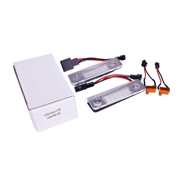 Подсветка номера Led Skoda Octavia 2004-2013 Skoda Roomster 2006-2015 (Canbus ) 1333(13) фото