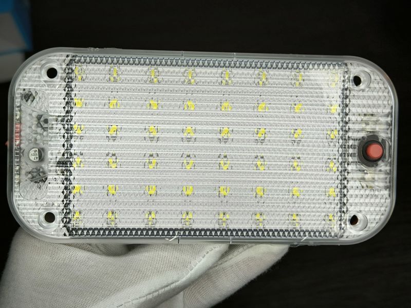 Светодиодный светильник внутреннее освещение кабины грузовика или авто 12-24v CX05 (панель подсветки) 136833 фото