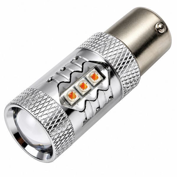 Светодиодные лампы Luminstar P21W (BA15S) CANBUS ( Желтые повороты в красном фонаре) 12323 фото