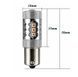 Светодиодные лампы Luminstar P21W (BA15S) CANBUS ( Желтые повороты в красном фонаре) 12323 фото 4