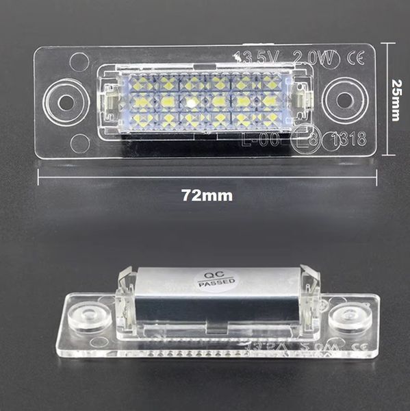 Підсвітка номерного знака LED Canbus VW T5,CADY, PASSAT, SKODA SUPERB, Golf 5 136704 фото