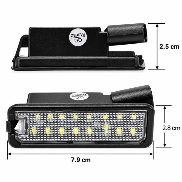 Led подсветка номера Volkswagen Golf 4/5/6/7, Passat B6/7/8/CC, Amarok, Bora, Polo, Crafter 1163(19) фото
