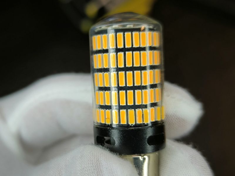 P21W CANBUS передний, задний поворот 150SMD (Без быстрого моргания) 2шт. (комплект) 199579 фото